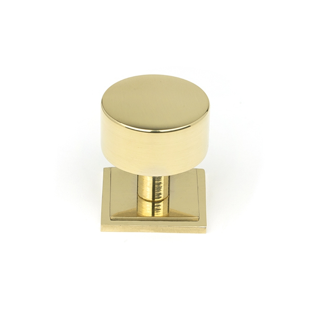 50297  32mm  Polished Brass  From The Anvil Kelso Cabinet Knob [Square]