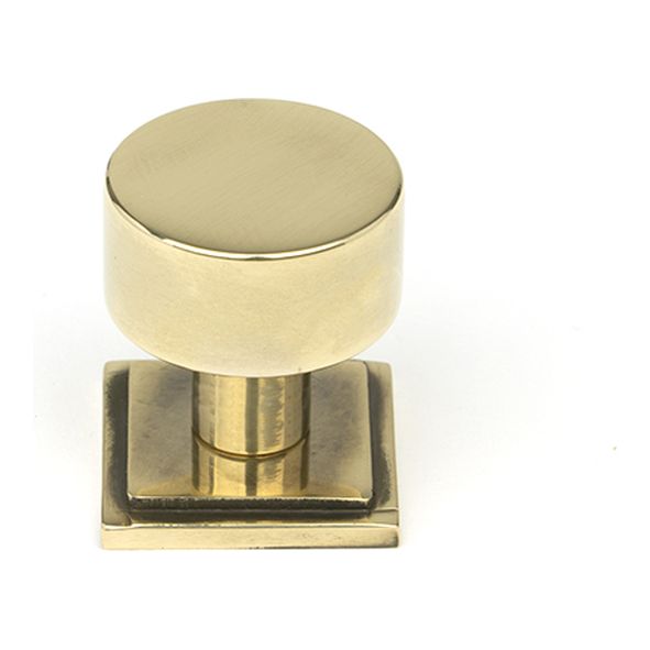 50306 • 25mm • Aged Brass • From The Anvil Kelso Cabinet Knob [Square]