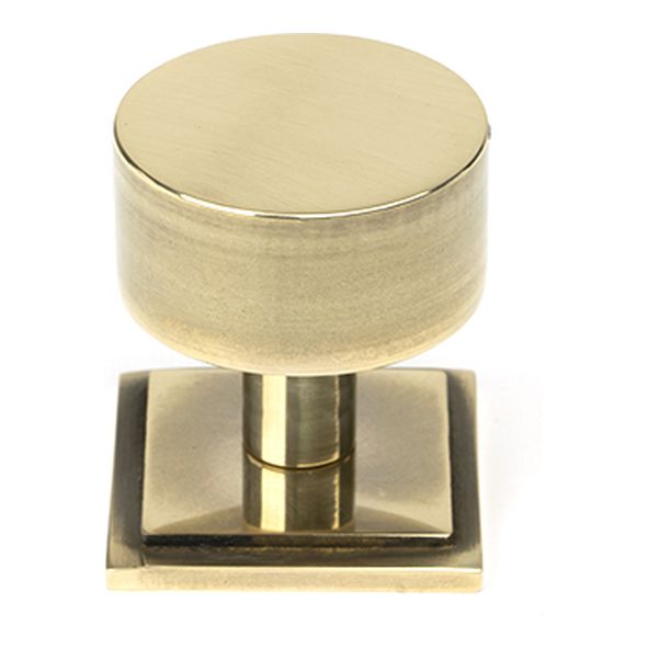 50309 • 32mm • Aged Brass • From The Anvil Kelso Cabinet Knob [Square]