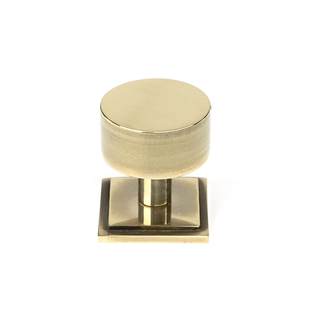 50309  32mm  Aged Brass  From The Anvil Kelso Cabinet Knob [Square]