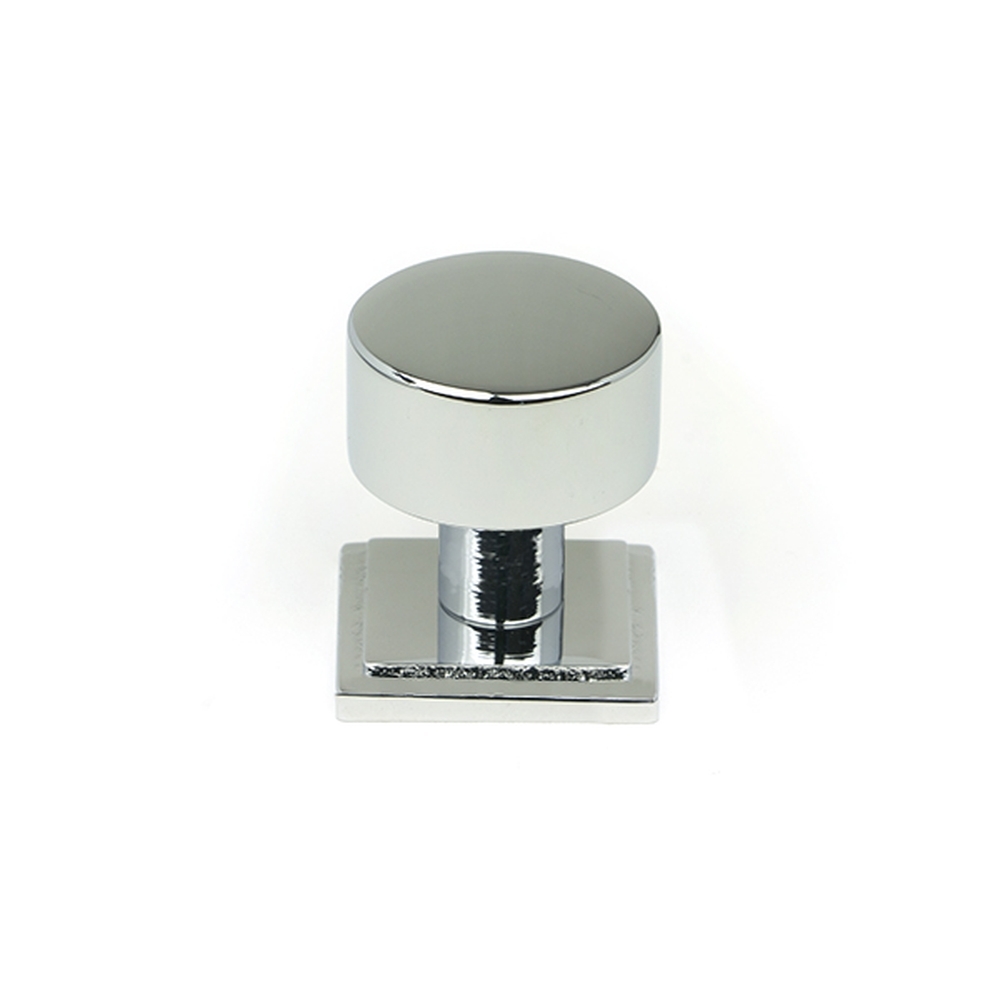 50327  25mm  Polished Chrome  From The Anvil Kelso Cabinet Knob [Square]