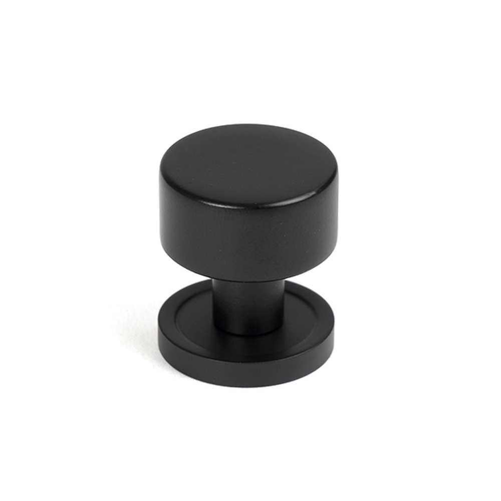 50337  25mm  Matt Black  From The Anvil Kelso Cabinet Knob [Plain]