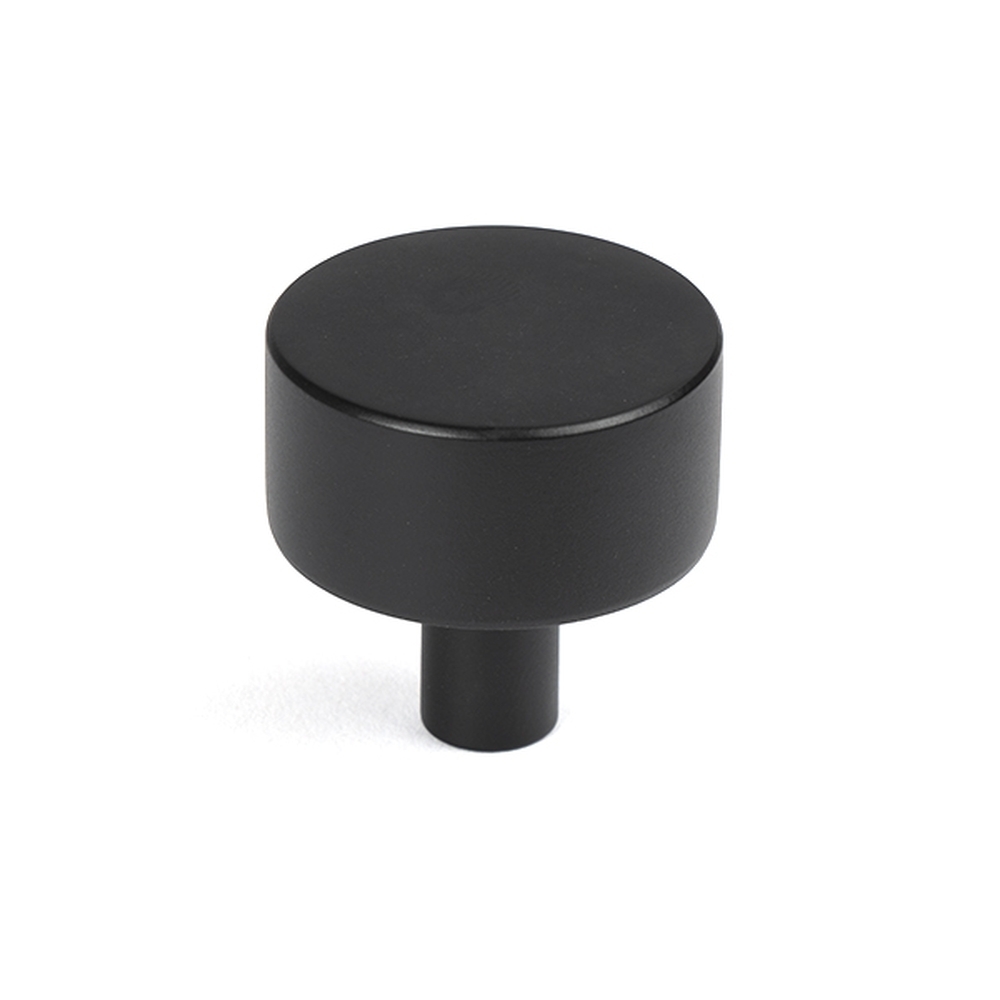 50341 • 32mm • Matt Black • From The Anvil Kelso Cabinet Knob [No rose]