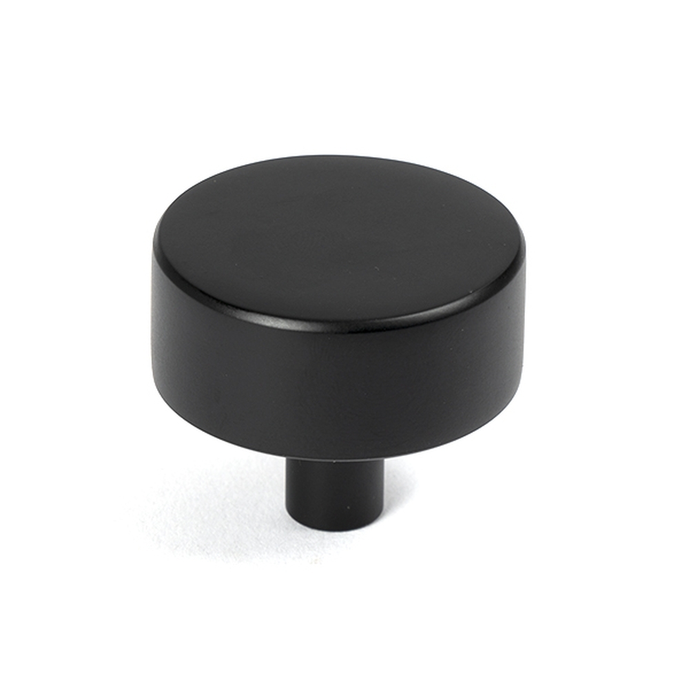 50344  38mm  Matt Black  From The Anvil Kelso Cabinet Knob [No rose]