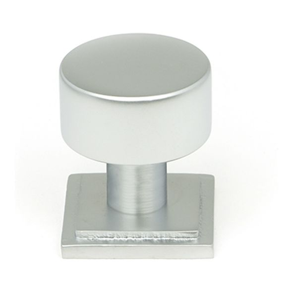 50351  25mm  Satin Chrome  From The Anvil Kelso Cabinet Knob [Square]