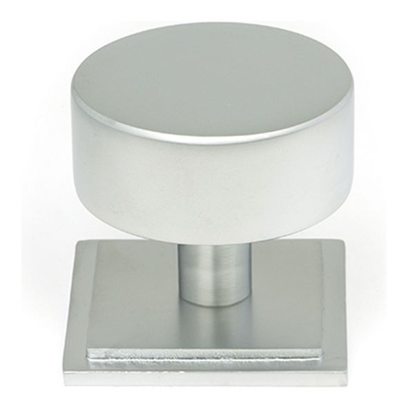 50357 • 38mm • Satin Chrome • From The Anvil Kelso Cabinet Knob [Square]