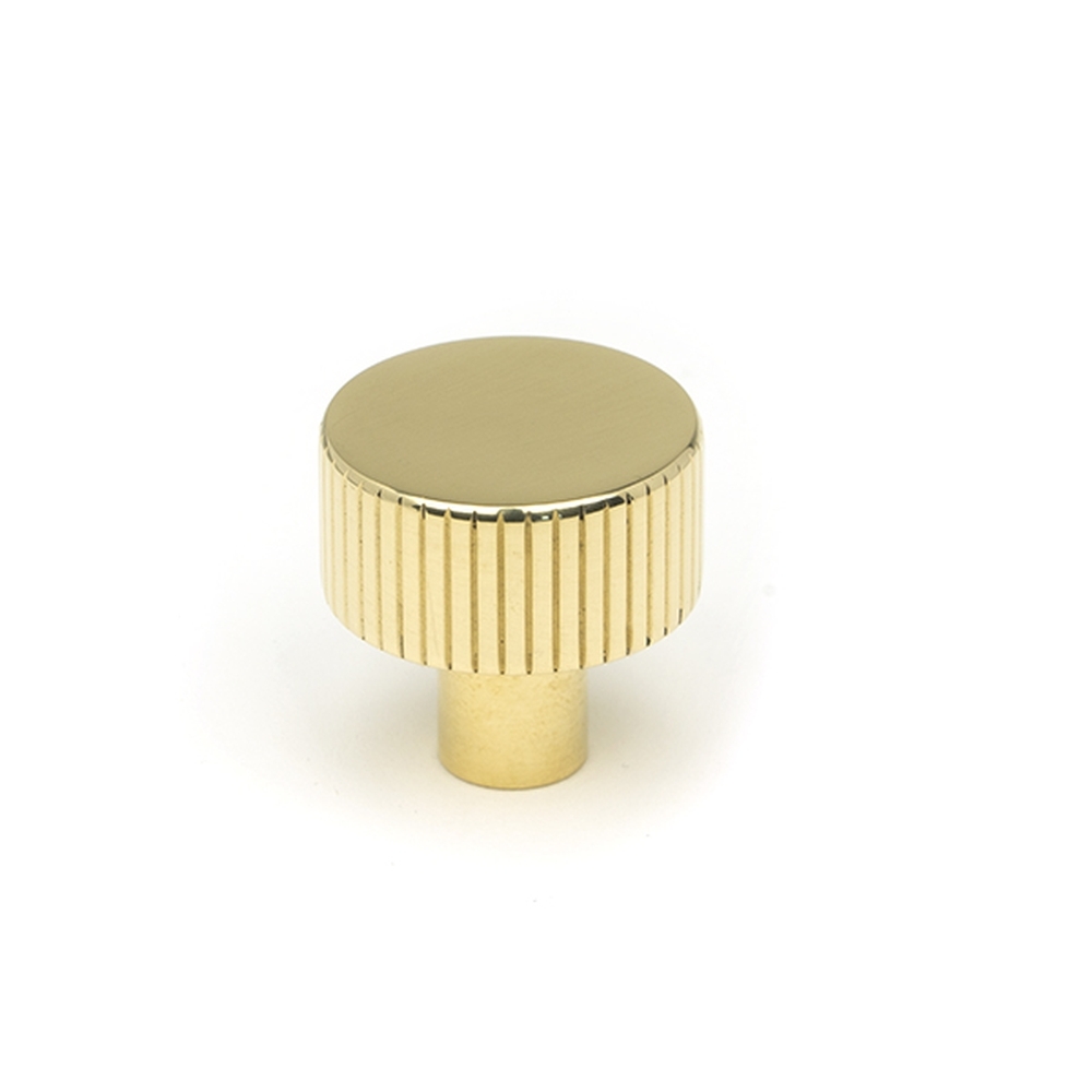 50362  25mm  Polished Brass  From The Anvil Judd Cabinet Knob [No Rose]