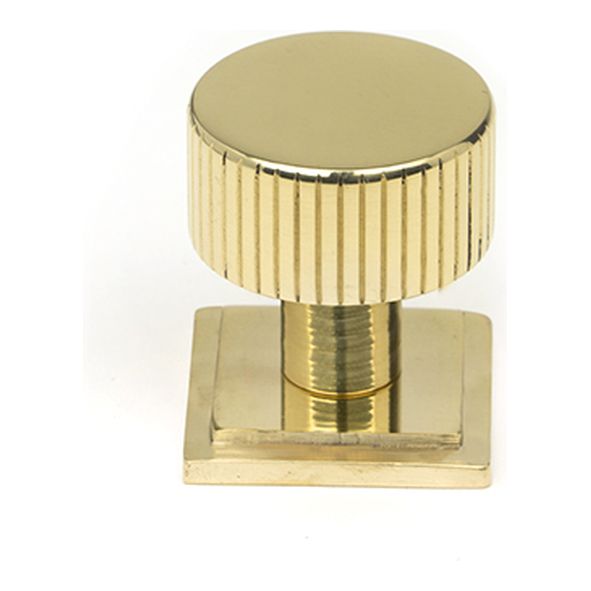 50363  25mm  Polished Brass  From The Anvil Judd Cabinet Knob [Square]
