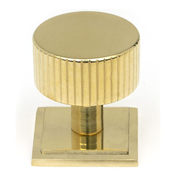 50366 • 32mm • Polished Brass • From The Anvil Judd Cabinet Knob [Square]
