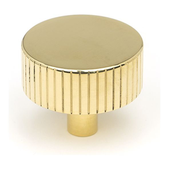 50368  38mm  Polished Brass  From The Anvil Judd Cabinet Knob [No Rose]