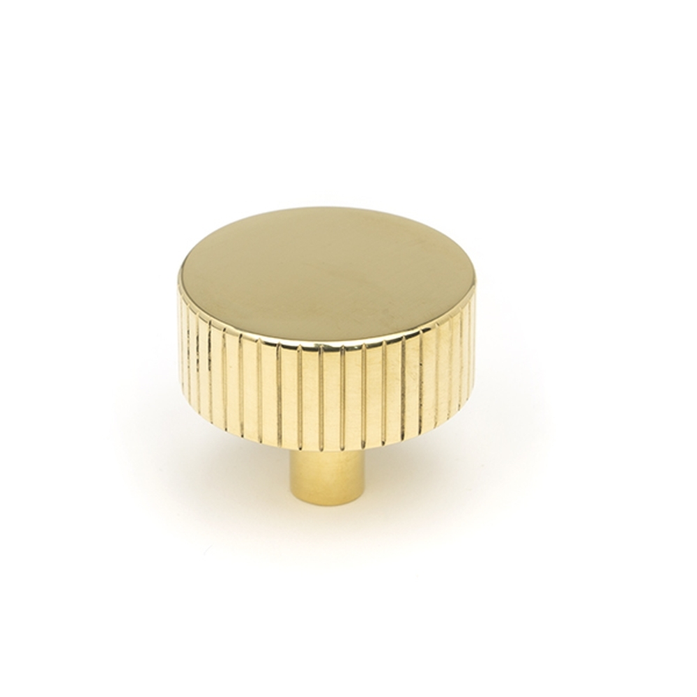 50368 • 38mm • Polished Brass • From The Anvil Judd Cabinet Knob [No Rose]