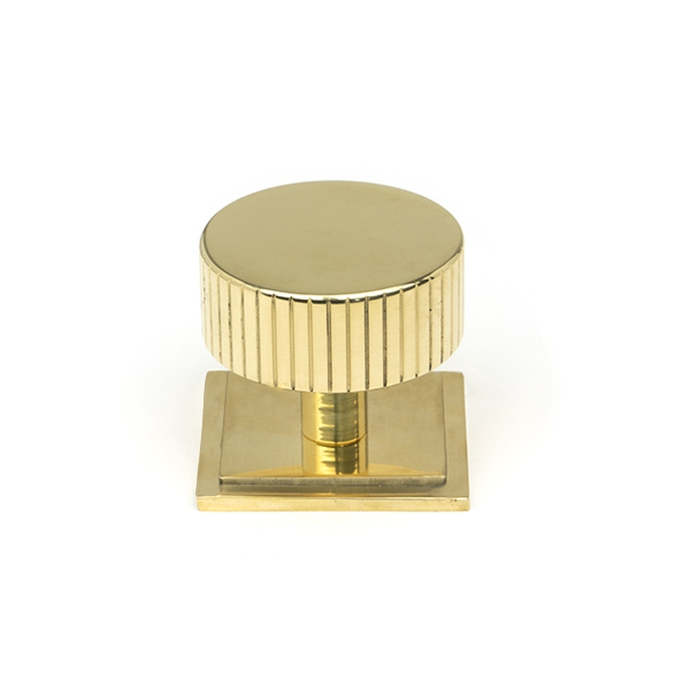 50369 • 38mm • Polished Brass • From The Anvil Judd Cabinet Knob [Square]