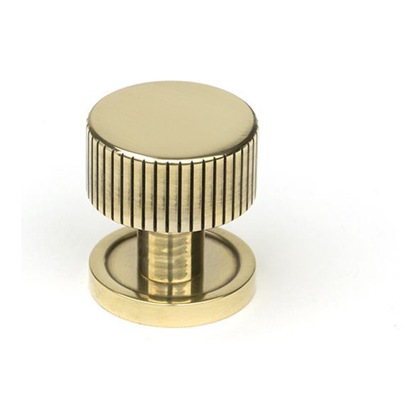 50377  25mm  Aged Brass  From The Anvil Judd Cabinet Knob [Plain]