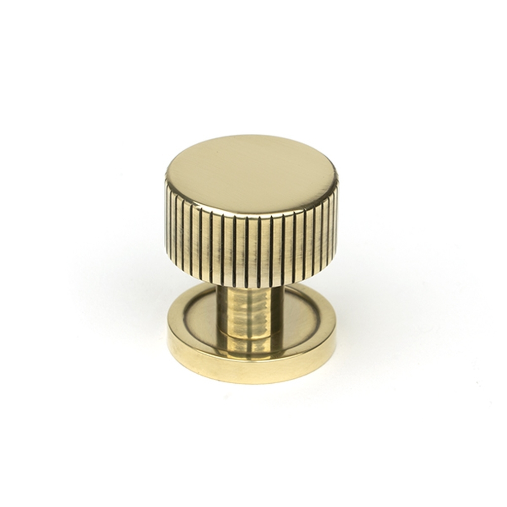 50377  25mm  Aged Brass  From The Anvil Judd Cabinet Knob [Plain]