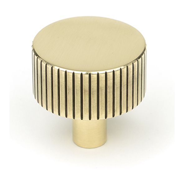 50381 • 32mm • Aged Brass • From The Anvil Judd Cabinet Knob [No rose]