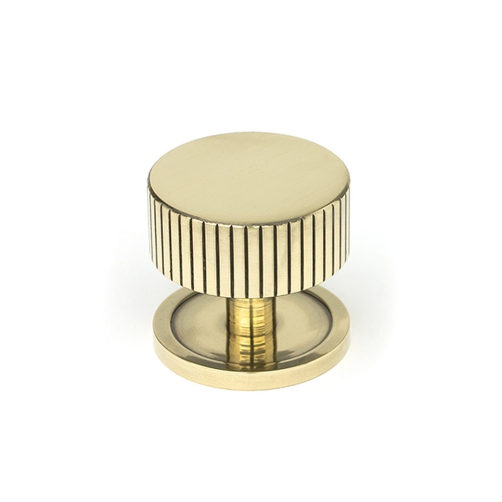 50383  38mm  Aged Brass  From The Anvil Judd Cabinet Knob [Plain]