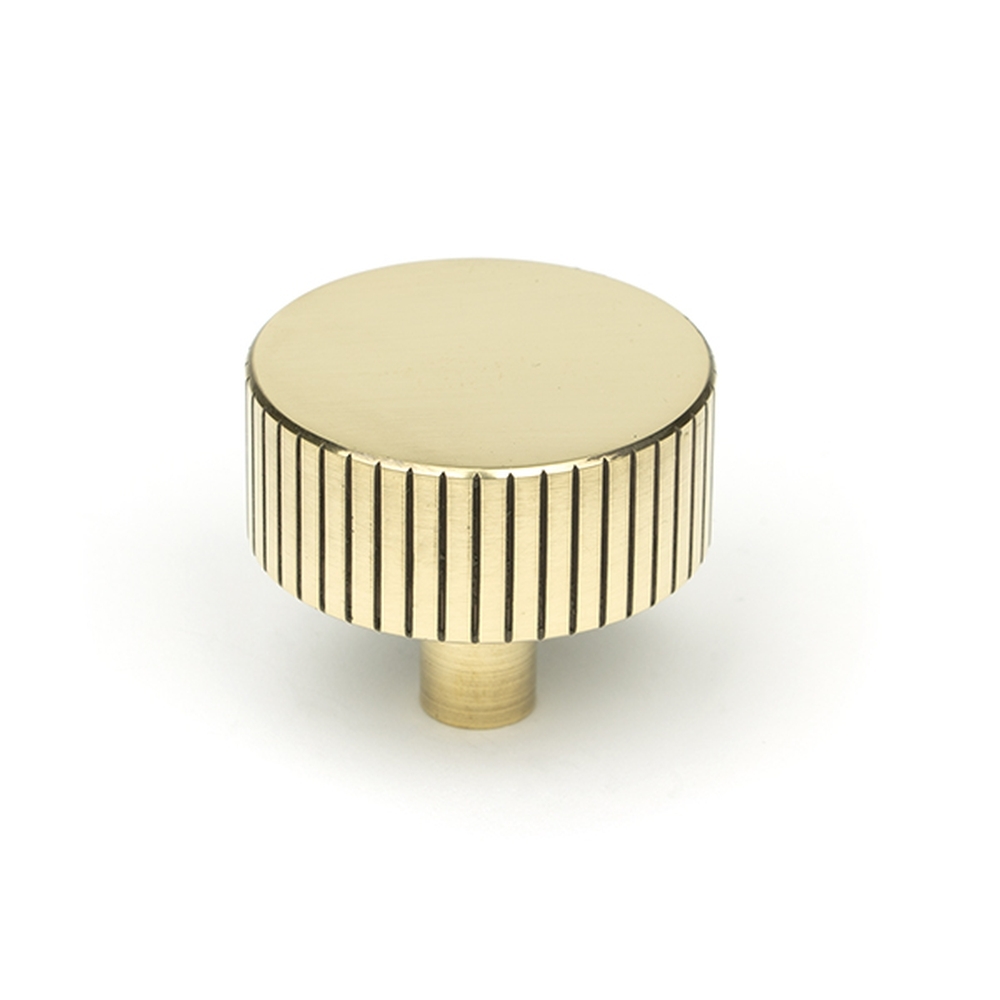 50384 • 38mm • Aged Brass • From The Anvil Judd Cabinet Knob [No rose]