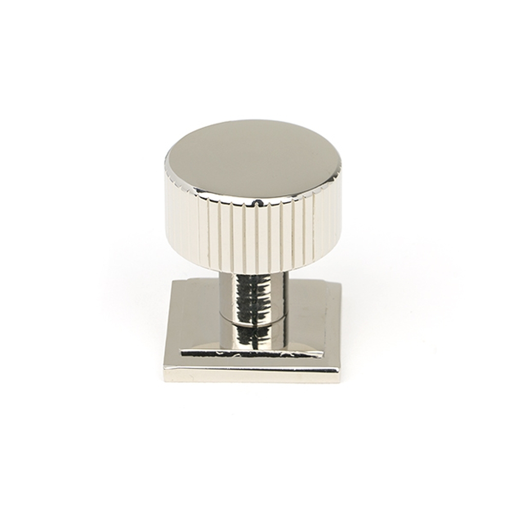 50391  25mm  Polished Nickel  From The Anvil Judd Cabinet Knob [Square]