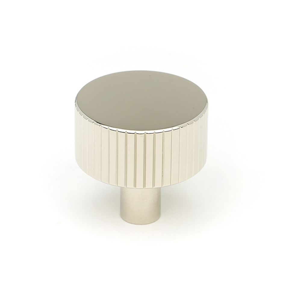 50393 • 32mm • Polished Nickel • From The Anvil Judd Cabinet Knob [No rose]