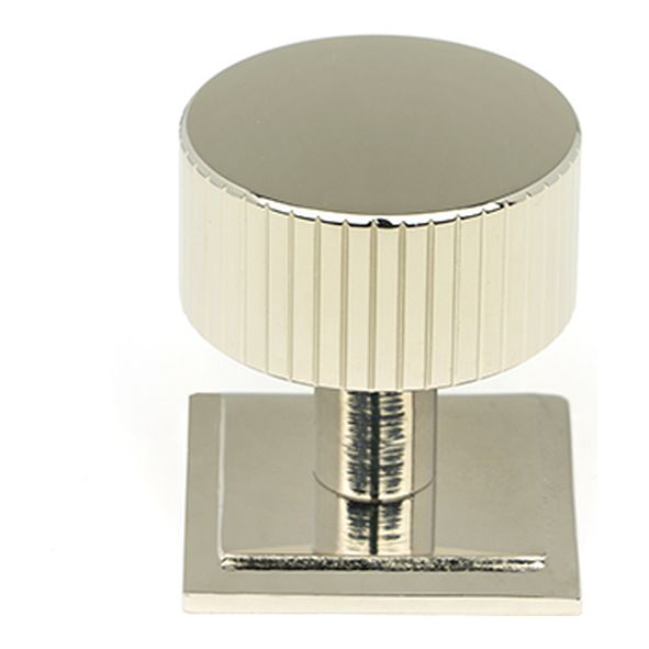 50394  32mm  Polished Nickel  From The Anvil Judd Cabinet Knob [Square]