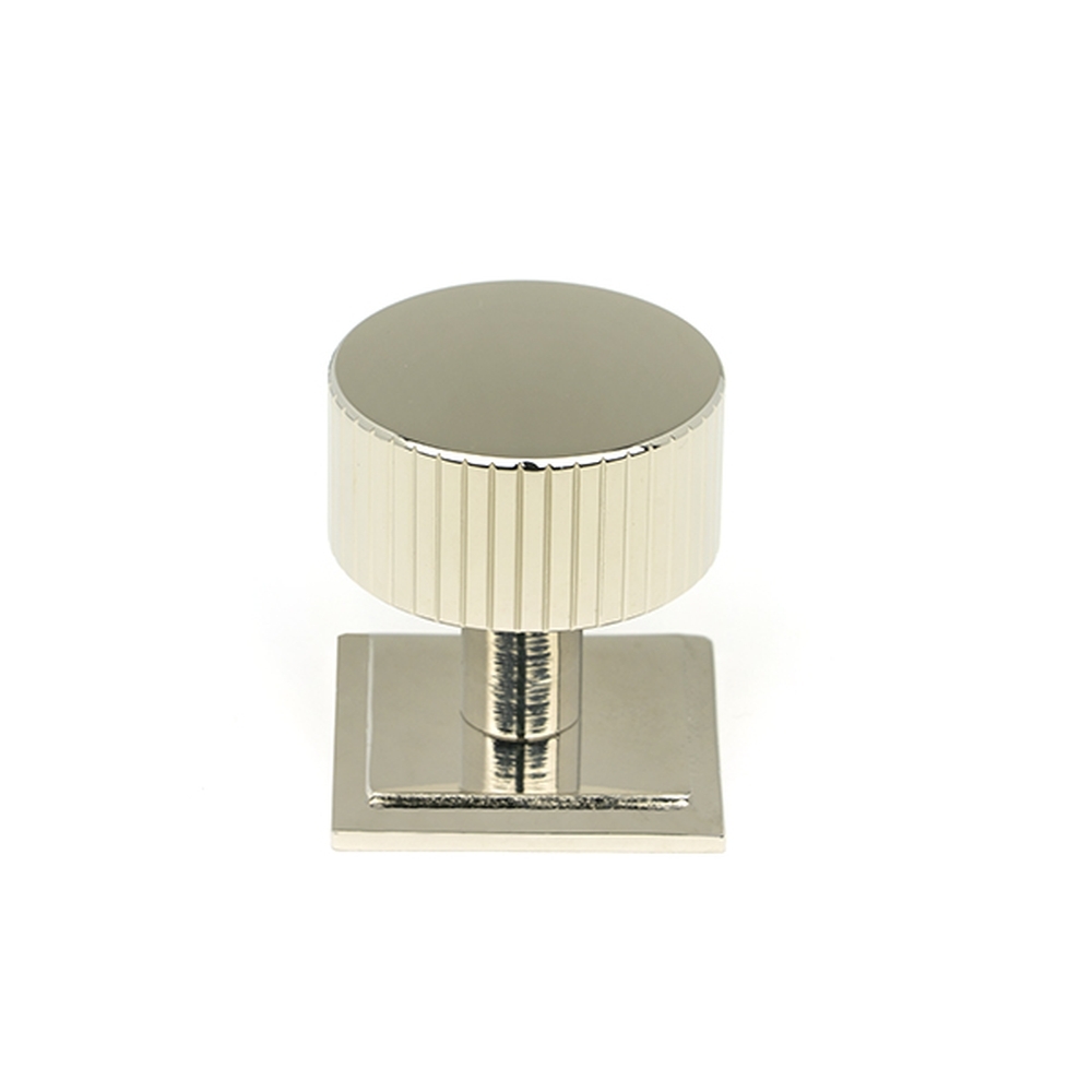 50394 • 32mm • Polished Nickel • From The Anvil Judd Cabinet Knob [Square]