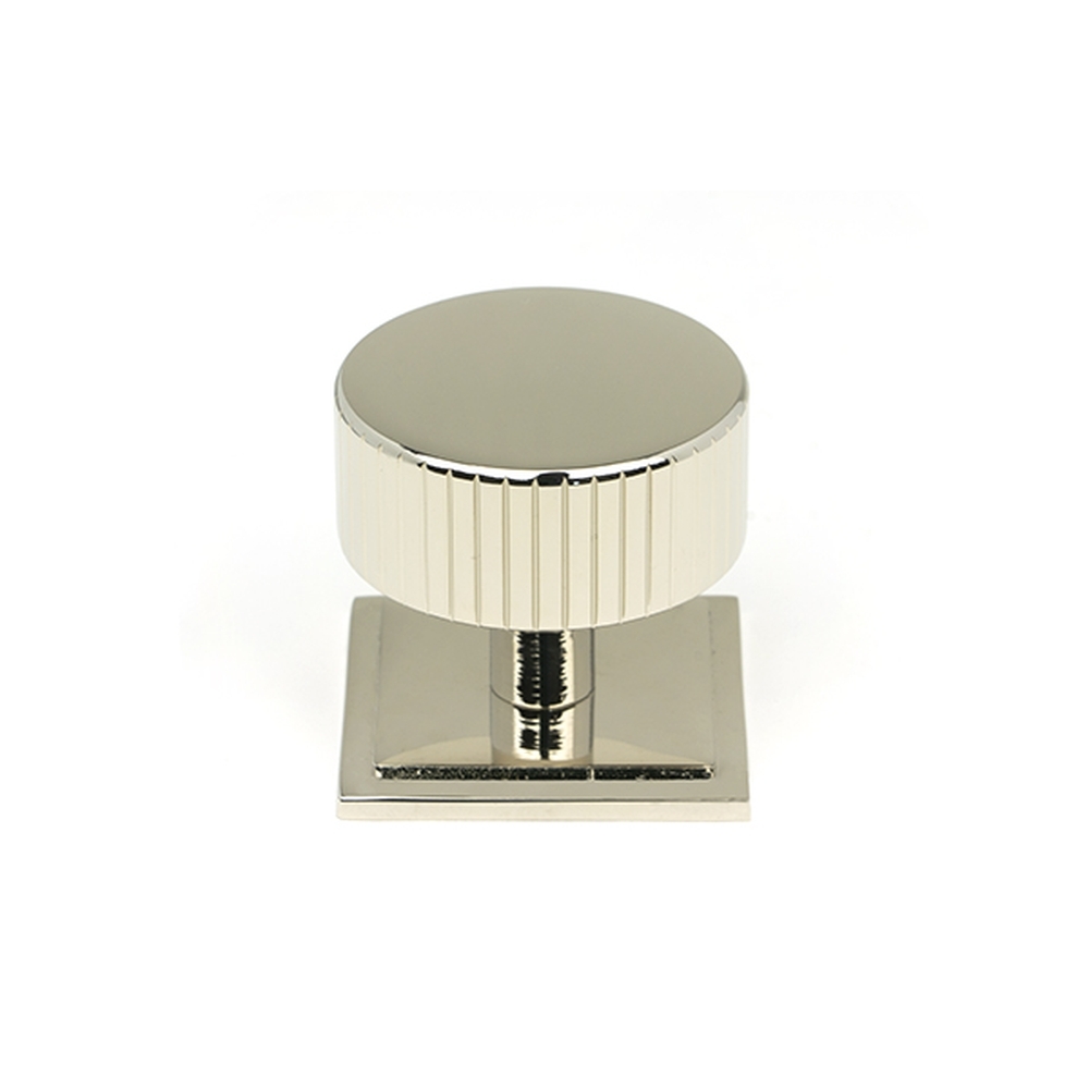 50397 • 38mm • Polished Nickel • From The Anvil Judd Cabinet Knob [Square]