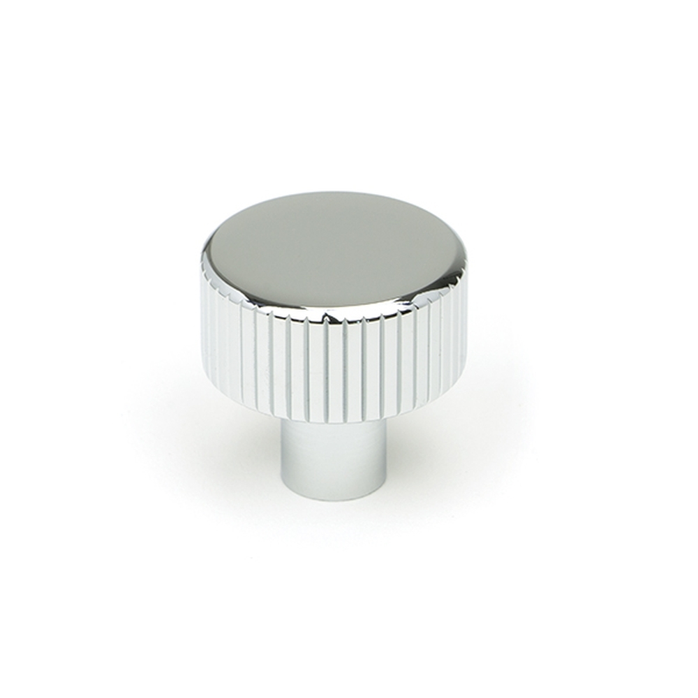 50401  25mm  Polished Chrome  From The Anvil Judd Cabinet Knob [No rose]