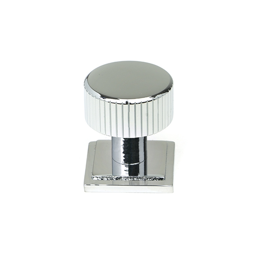 50402 • 25mm • Polished Chrome • From The Anvil Judd Cabinet Knob [Square]