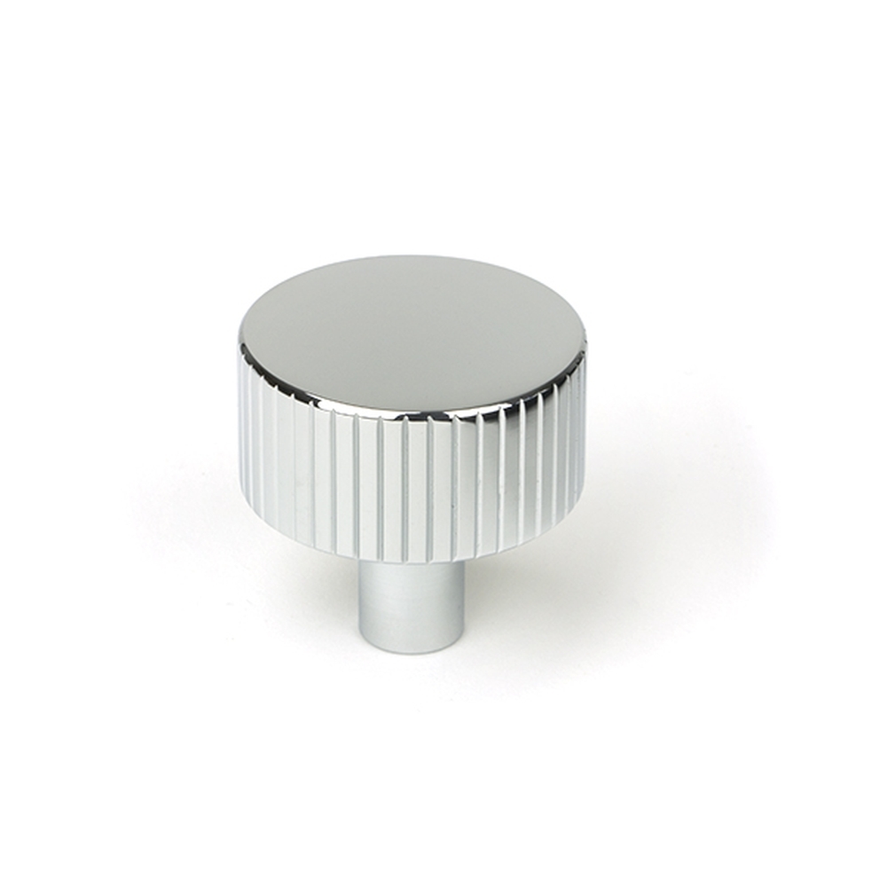 50404 • 32mm • Polished Chrome • From The Anvil Judd Cabinet Knob [No rose]