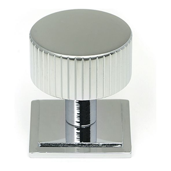 50405 • 32mm • Polished Chrome • From The Anvil Judd Cabinet Knob [Square]