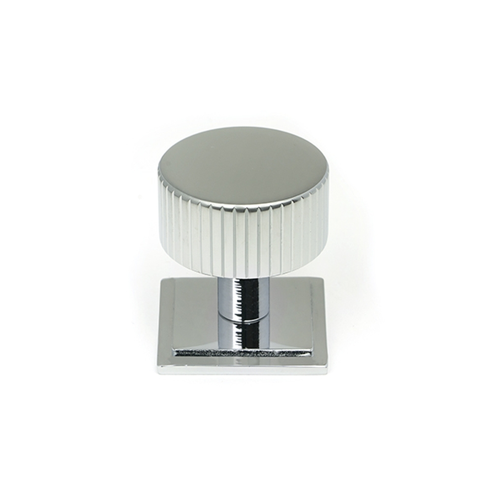 50405 • 32mm • Polished Chrome • From The Anvil Judd Cabinet Knob [Square]