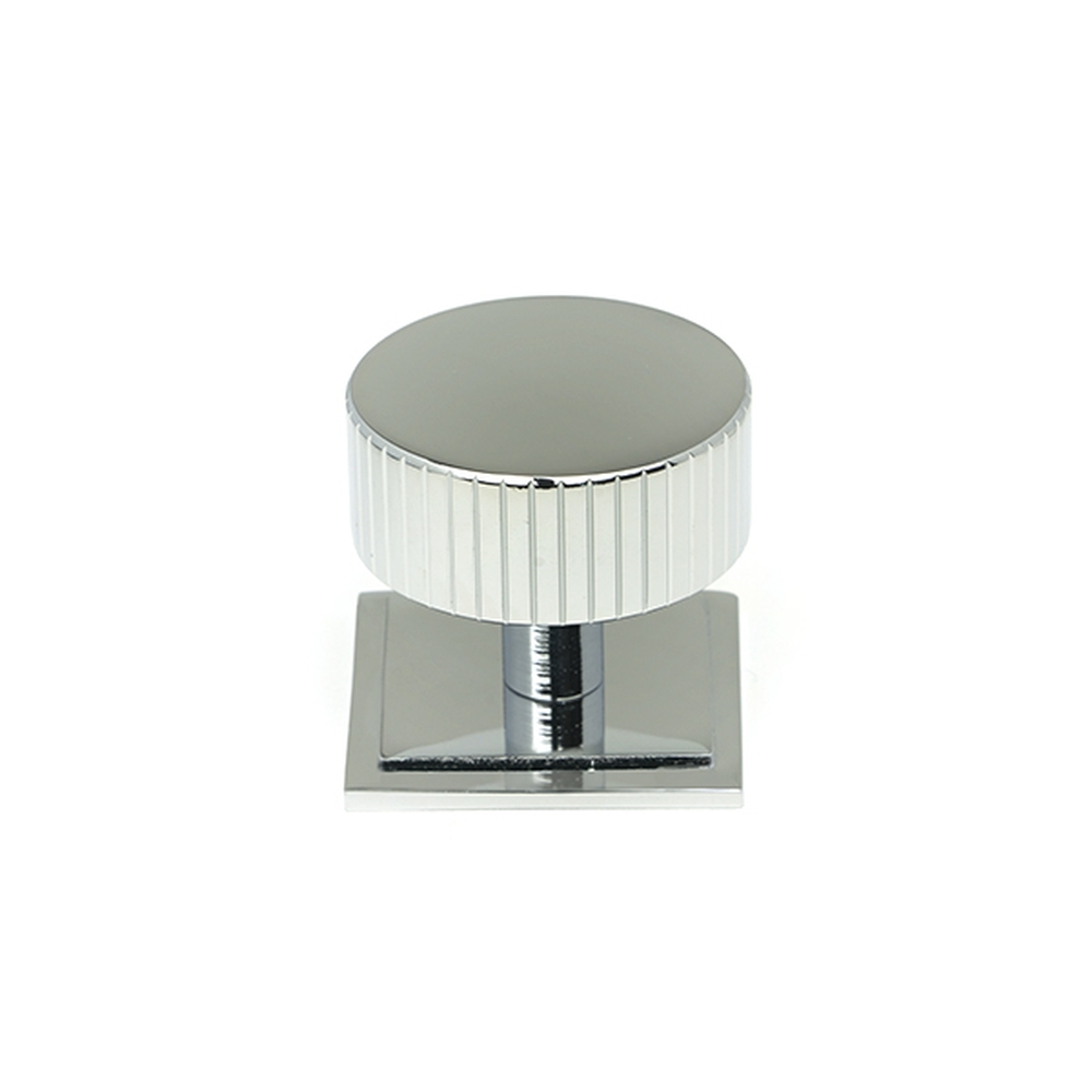 50408 • 38mm • Polished Chrome • From The Anvil Judd Cabinet Knob [Square]