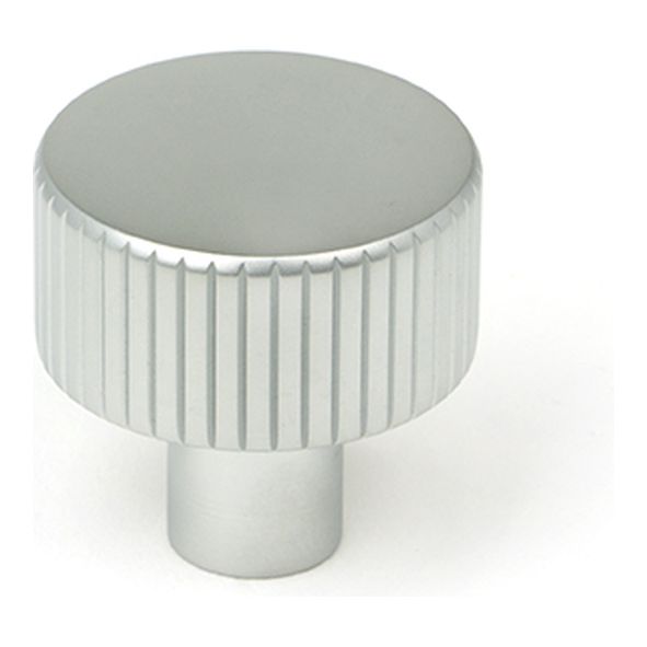 50413  25mm  Satin Chrome  From The Anvil Judd Cabinet Knob [No rose]