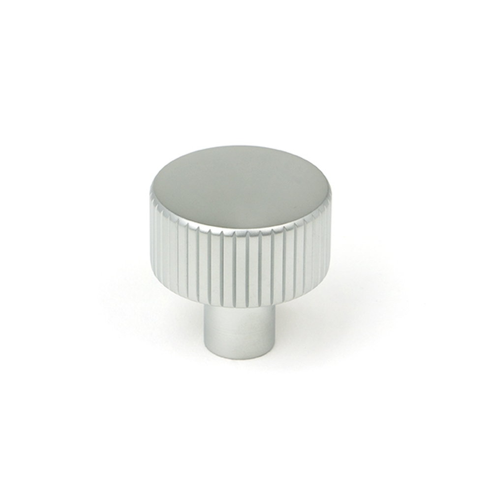 50413 • 25mm • Satin Chrome • From The Anvil Judd Cabinet Knob [No rose]