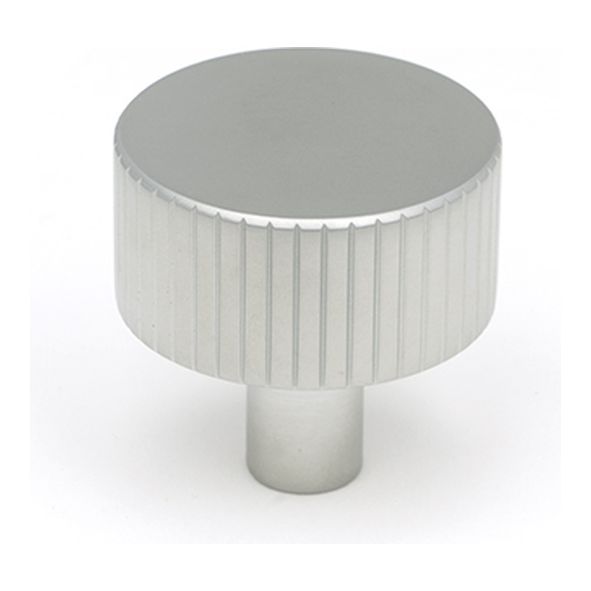 50416  32mm  Satin Chrome  From The Anvil Judd Cabinet Knob [No rose]