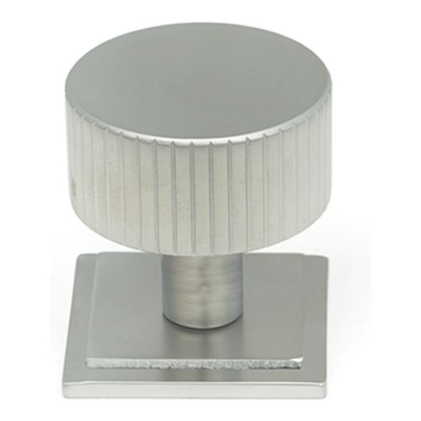 50417 • 32mm • Satin Chrome • From The Anvil Judd Cabinet Knob [Square]