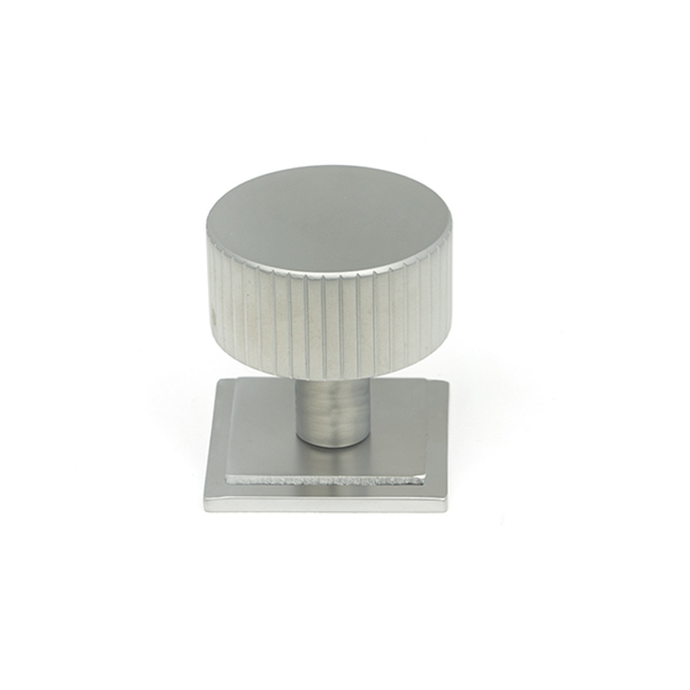 50417 • 32mm • Satin Chrome • From The Anvil Judd Cabinet Knob [Square]