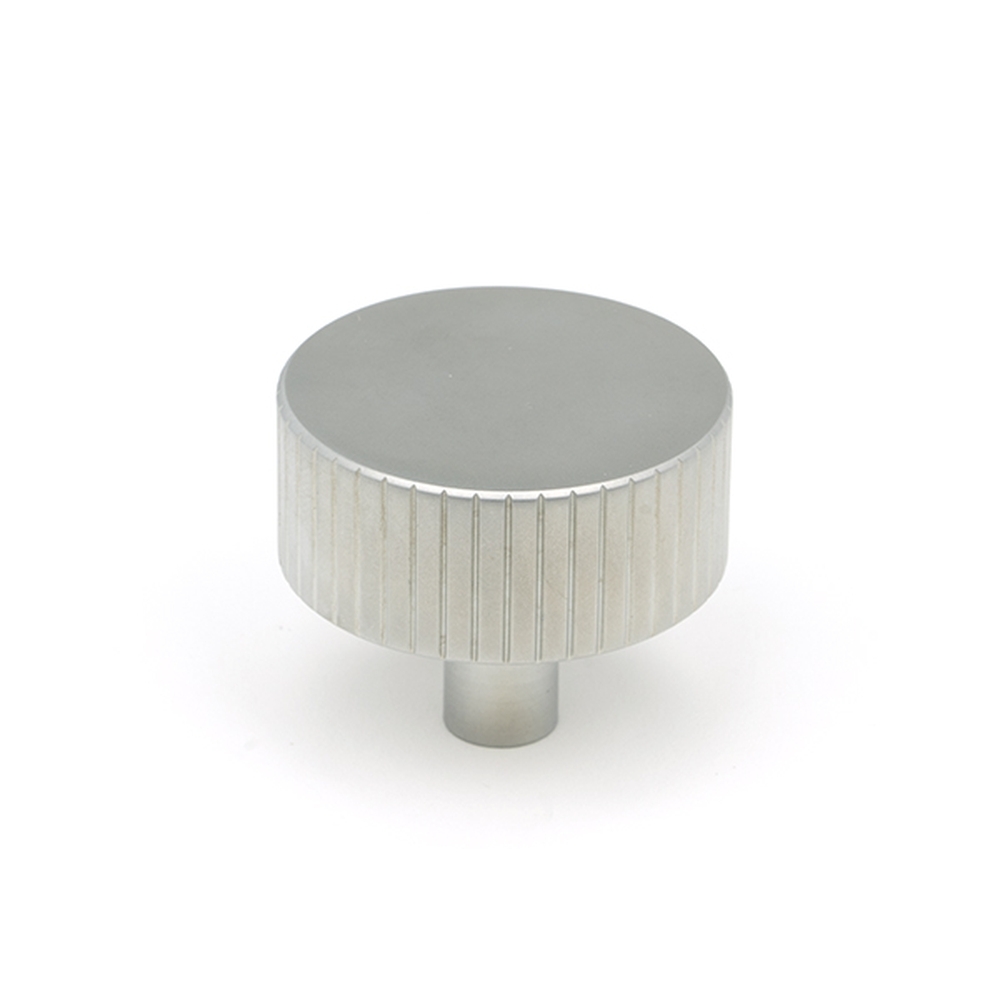 50419 • 38mm • Satin Chrome • From The Anvil Judd Cabinet Knob [No rose]