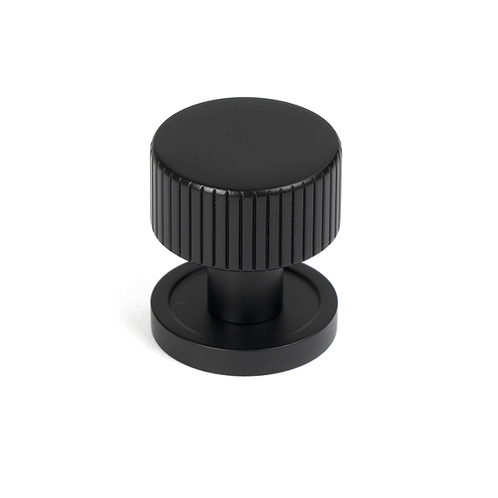 50424  25mm  Matt Black  From The Anvil Judd Cabinet Knob [Plain]