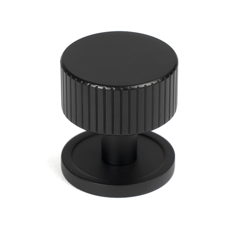 50427  32mm  Matt Black  From The Anvil Judd Cabinet Knob [Plain]