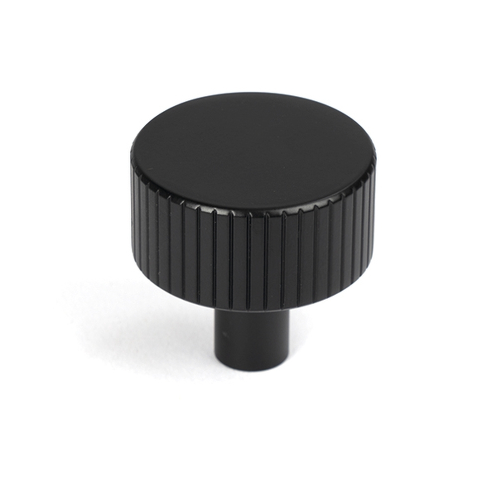 50428  32mm  Matt Black  From The Anvil Judd Cabinet Knob [No rose]