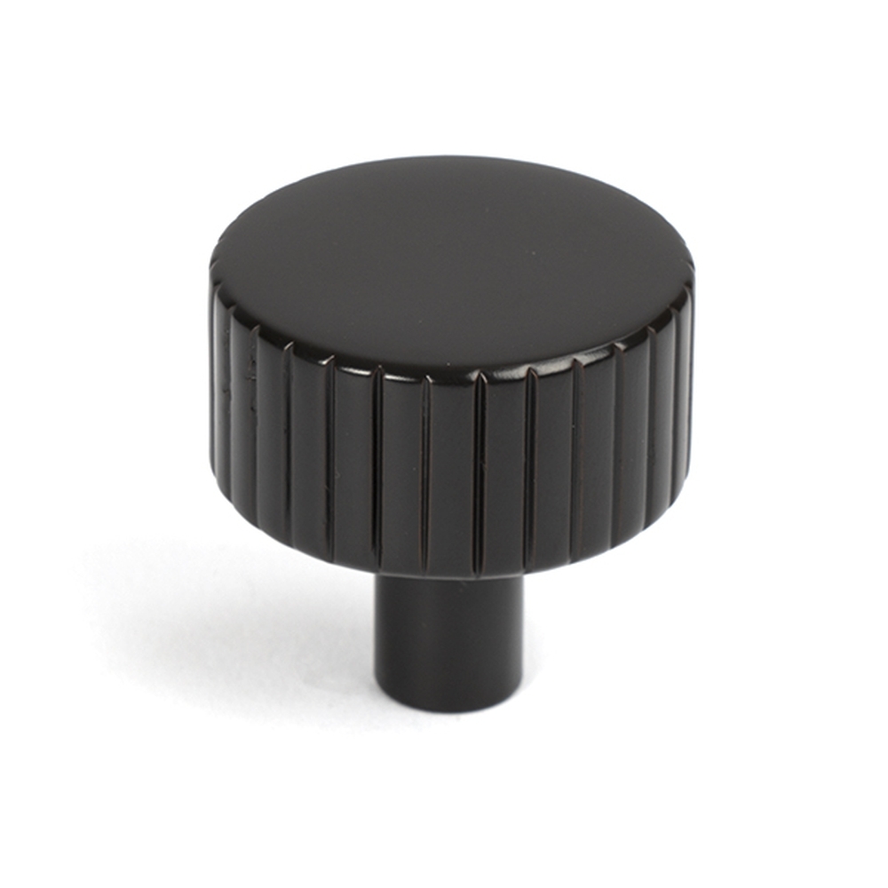 50452  32mm  Aged Bronze  From The Anvil Judd Cabinet Knob [No rose]