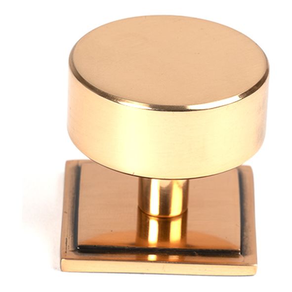 50468  38mm  Polished Bronze  From The Anvil Kelso Cabinet Knob [Square]