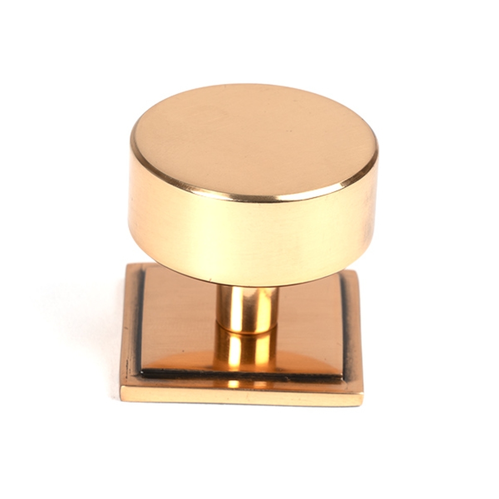 50468  38mm  Polished Bronze  From The Anvil Kelso Cabinet Knob [Square]