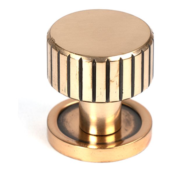 50472 • 25mm • Polished Bronze • From The Anvil Judd Cabinet Knob [Plain]