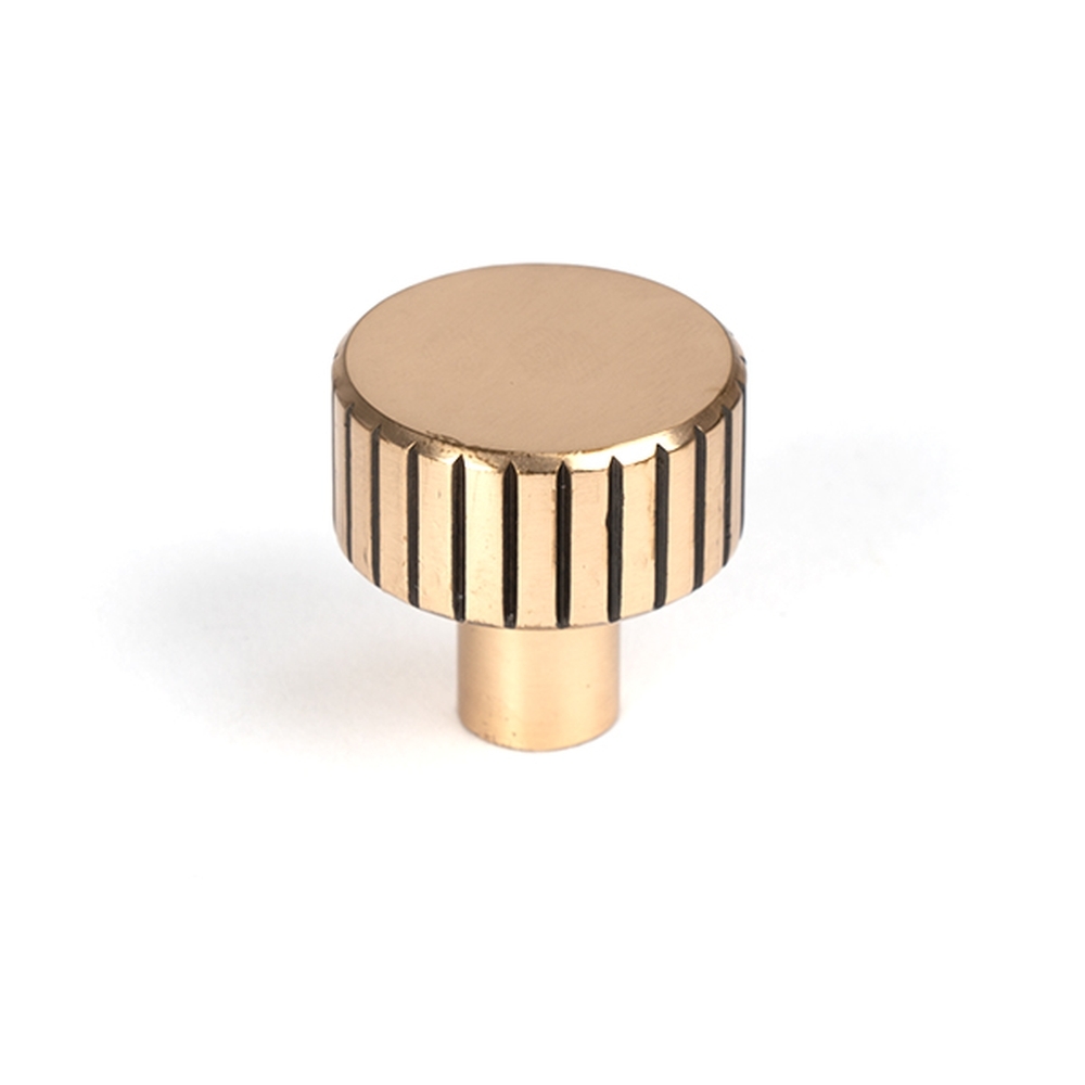 50473  25mm  Polished Bronze  From The Anvil Judd Cabinet Knob [No rose]