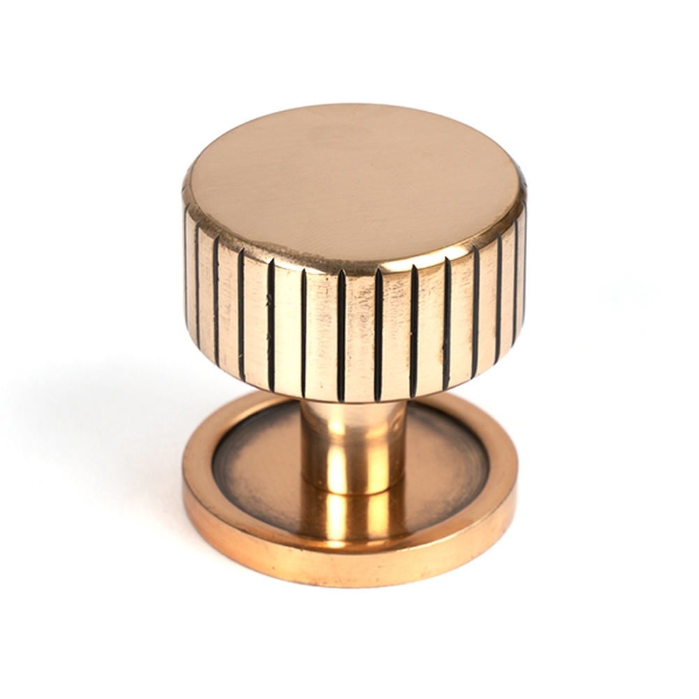 50475 • 32mm • Polished Bronze • From The Anvil Judd Cabinet Knob [Plain]