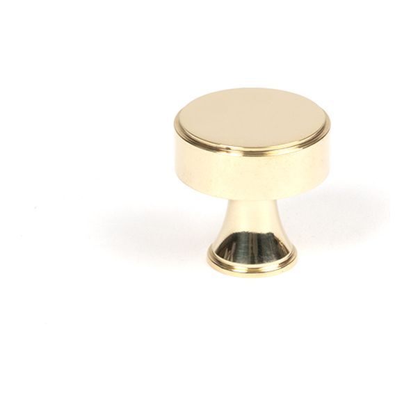 50484  25mm  Polished Brass  From The Anvil Scully Cabinet Knob