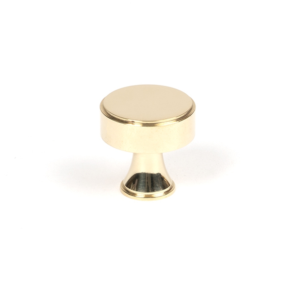 50484  25mm  Polished Brass  From The Anvil Scully Cabinet Knob