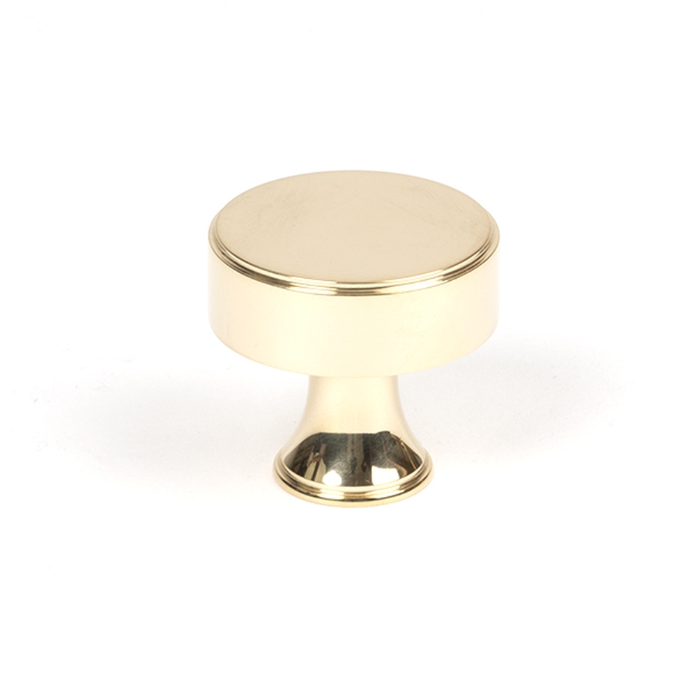 50485  32mm  Polished Brass  From The Anvil Scully Cabinet Knob